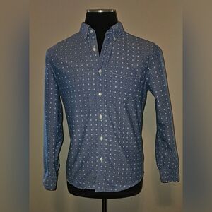 AMERICAN EAGLE Denim Blue Button Down Shirt